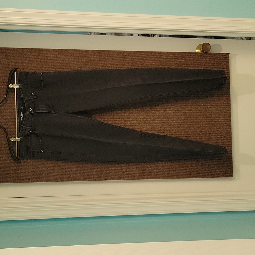 Max Jean's Jeggings. Black/Gray 30 inch Inseam. Lightweight and so comfortable!!
